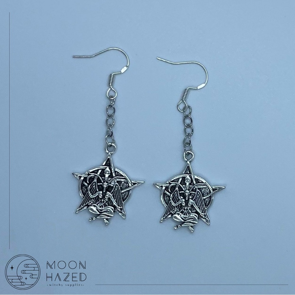 Baphomet Earrings